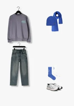 blauwe cars jeans straight leg jeans garwell