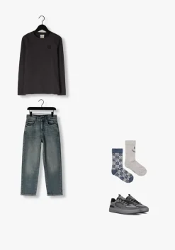 blauwe cars jeans straight leg jeans garwell