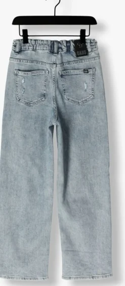 blauwe cars jeans straight leg jeans bry damage