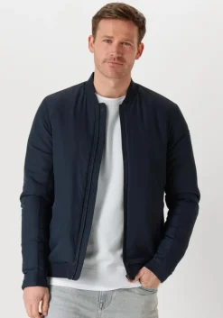 blauwe cast iron jack bomber jacket throttle barker