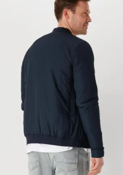 blauwe cast iron jack bomber jacket throttle barker