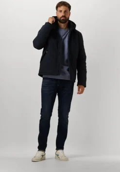 blauwe cast iron jack short jacket softshell superbolt