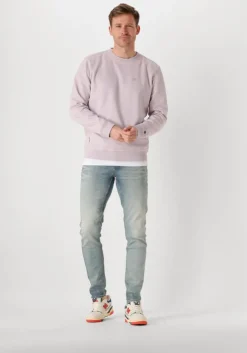 blauwe cast iron tapered jeans shiftback tapered desert sand finish