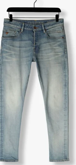 blauwe cast iron tapered jeans shiftback tapered desert sand finish