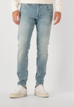 blauwe cast iron tapered jeans shiftback tapered faded green tone