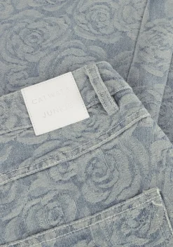 blauwe catwalk junkie barrel jeans barrel fit jeans