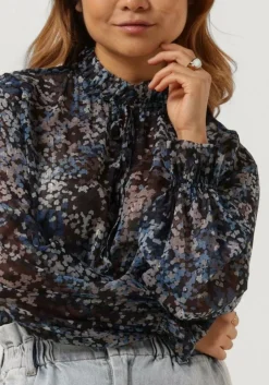 blauwe catwalk junkie blouses bl cloudy leaves