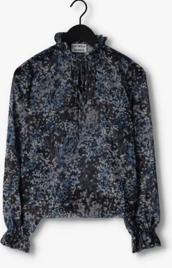 blauwe catwalk junkie blouses bl cloudy leaves