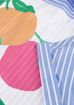 blauwe catwalk junkie blouses short sleeve blouse with graphic