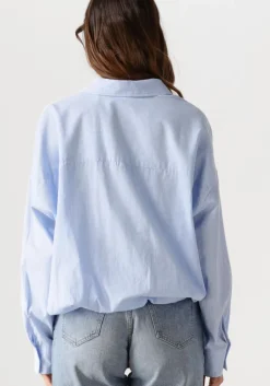 blauwe catwalk junkie blouses tuck in blouse