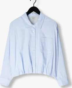 blauwe catwalk junkie blouses tuck in blouse