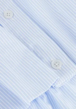 blauwe catwalk junkie blouses tuck in blouse