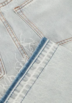 blauwe catwalk junkie maxirok maxi denim skirt