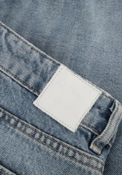 blauwe catwalk junkie shorts loose fit denim short