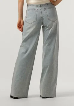 blauwe catwalk junkie wide jeans loose fit jeans