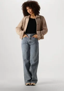 blauwe catwalk junkie wide jeans loose fit jeans