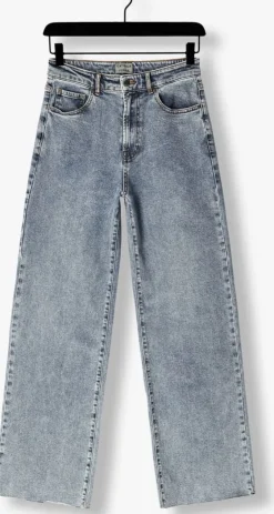 blauwe catwalk junkie wide jeans loose fit jeans