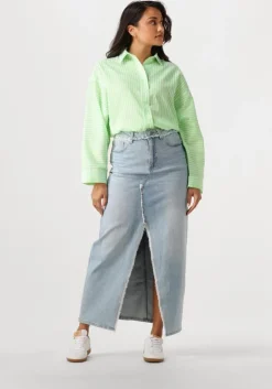 blauwe circle of trust maxirok kae skirt