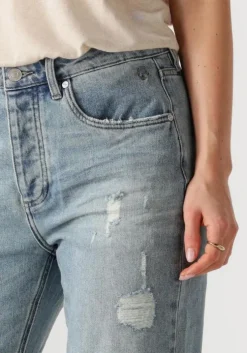 blauwe circle of trust mom jeans jaimy cropped dnm