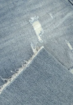 blauwe circle of trust mom jeans jaimy cropped dnm