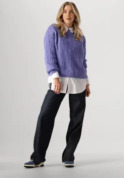 blauwe circle of trust trui joelle knit
