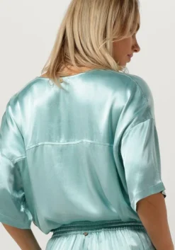 blauwe circle of trust t-shirt parker top