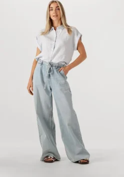 blauwe circle of trust wide jeans kenzi wide leg