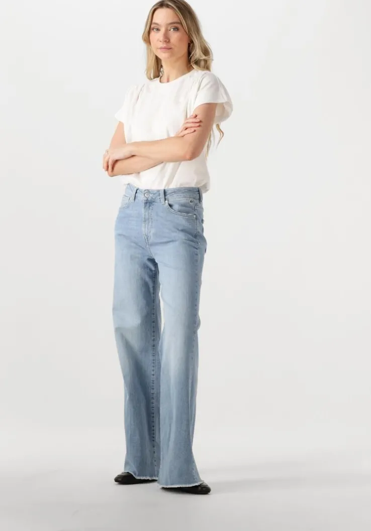 blauwe circle of trust wide jeans marlow dnm