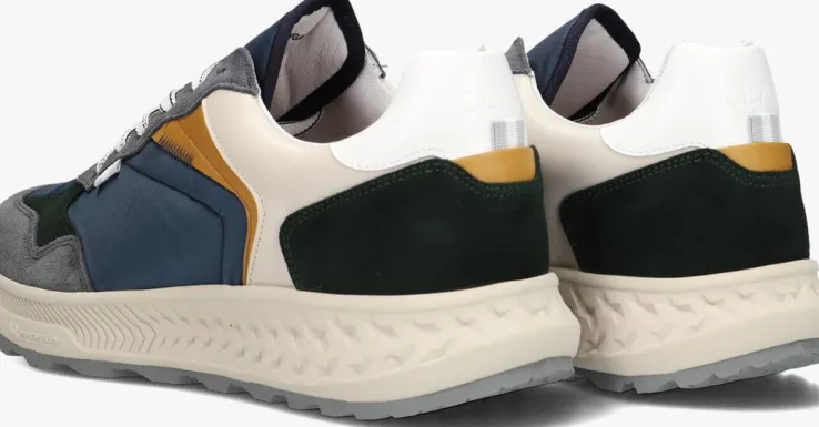 blauwe clay lage sneakers 13655