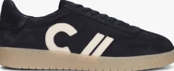 blauwe clay lage sneakers cl124h521