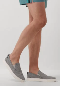 blauwe clay loafers gregory