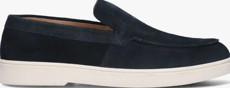 blauwe clay loafers lpliam