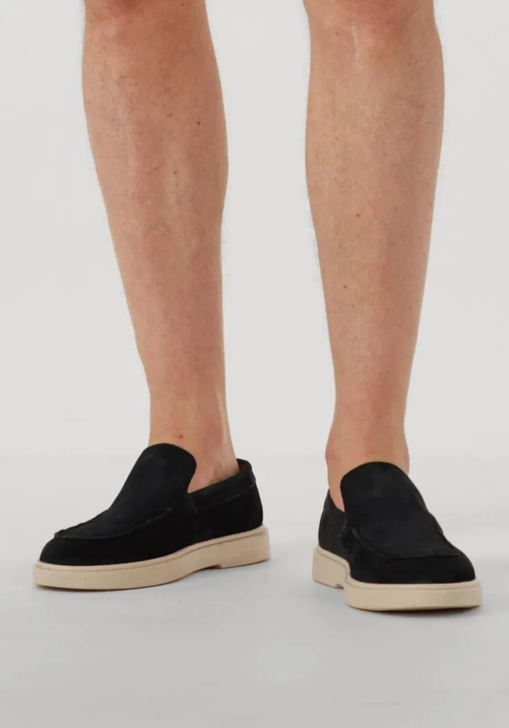 blauwe clay loafers lpliam