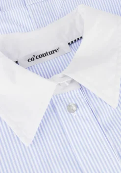 blauwe co'couture blouses gia crop shirt