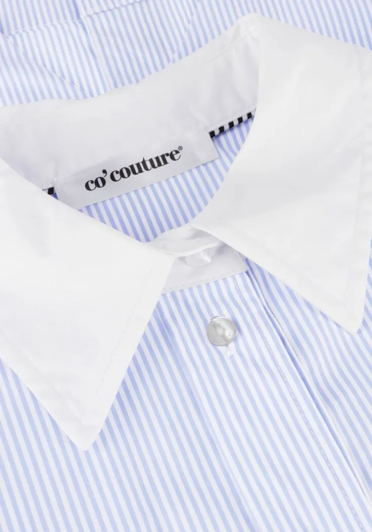 blauwe co'couture blouses gia crop shirt