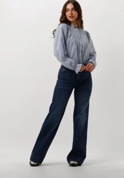 blauwe co'couture blouses emily dot blouse