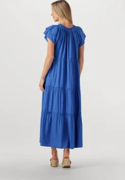 blauwe co'couture maxi jurk new sunrise dress