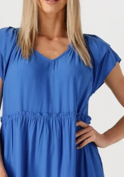 blauwe co'couture maxi jurk new sunrise dress