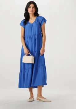 blauwe co'couture maxi jurk new sunrise dress