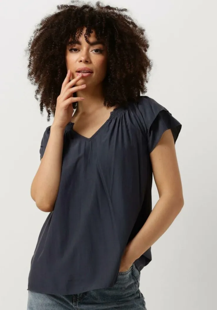 blauwe co'couture top sunrise top