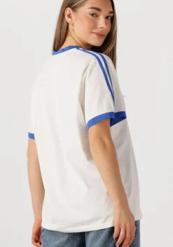 blauwe co'couture t-shirt siaracc oversize sporty v-tee
