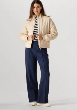 blauwe colourful rebel pantalon rus straight pants