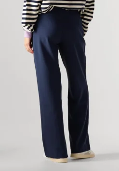 blauwe colourful rebel pantalon rus straight pants