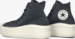 blauwe converse hoge sneakers chuck taylor all star move hi