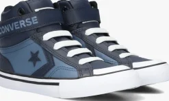 blauwe converse hoge sneakers pro blaze