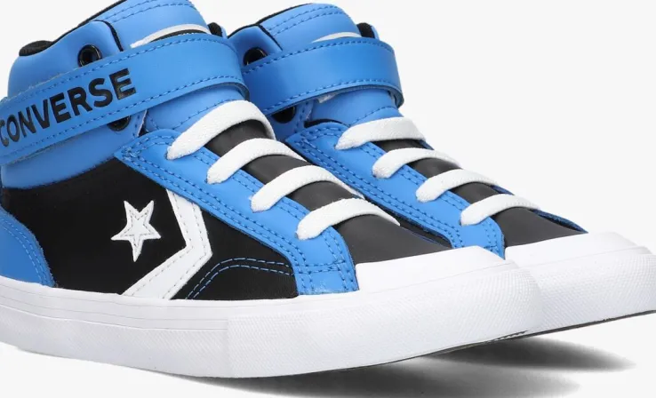 blauwe converse hoge sneaker pro blaze