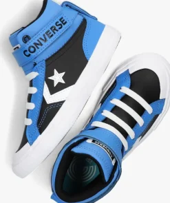 blauwe converse hoge sneaker pro blaze