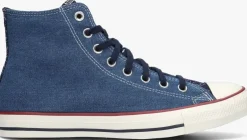blauwe converse hoge sneakers chuck taylor all star hi