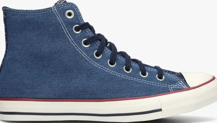 blauwe converse hoge sneakers chuck taylor all star hi