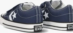 blauwe converse lage sneakers star player 76